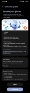 Galaxy Z Flip 4 second One UI 6.0 beta changelog