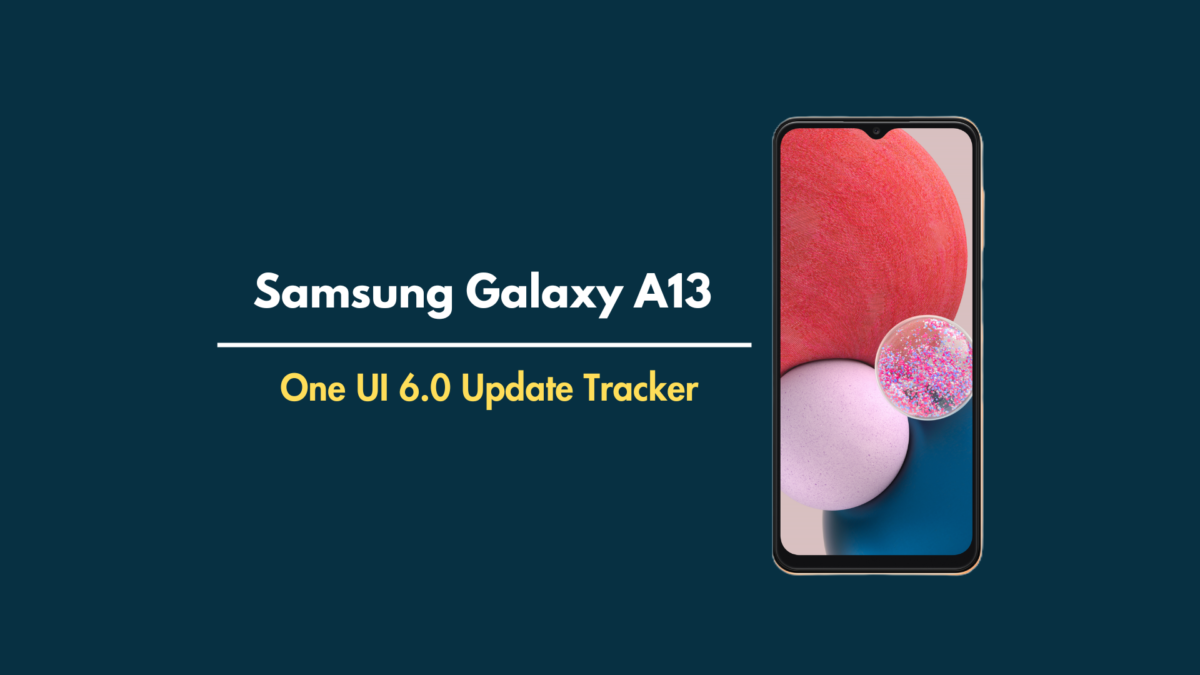 Samsung Galaxy A13 One UI 6.0 update