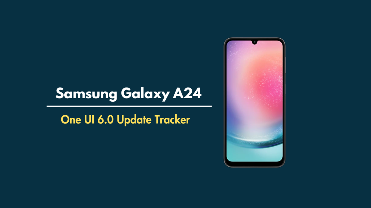 Samsung Galaxy A24 One UI Android 14 update