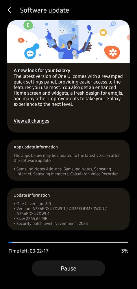 Samsung Galaxy A33 5G One UI 6 update (India)