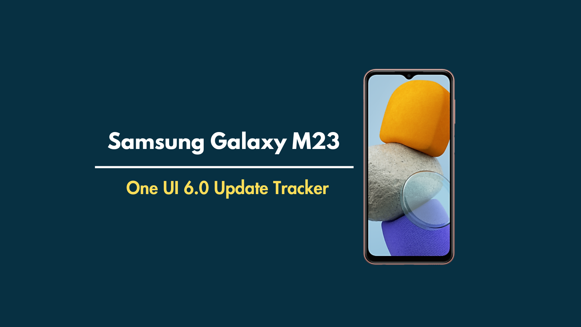 Samsung Galaxy M23 Android 14 update